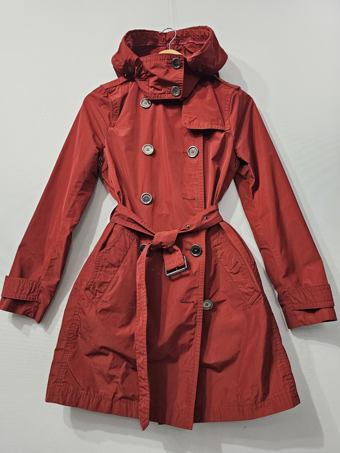 정품 버버리 브릿 후드 트렌치 코트 ~55 상품이미지1