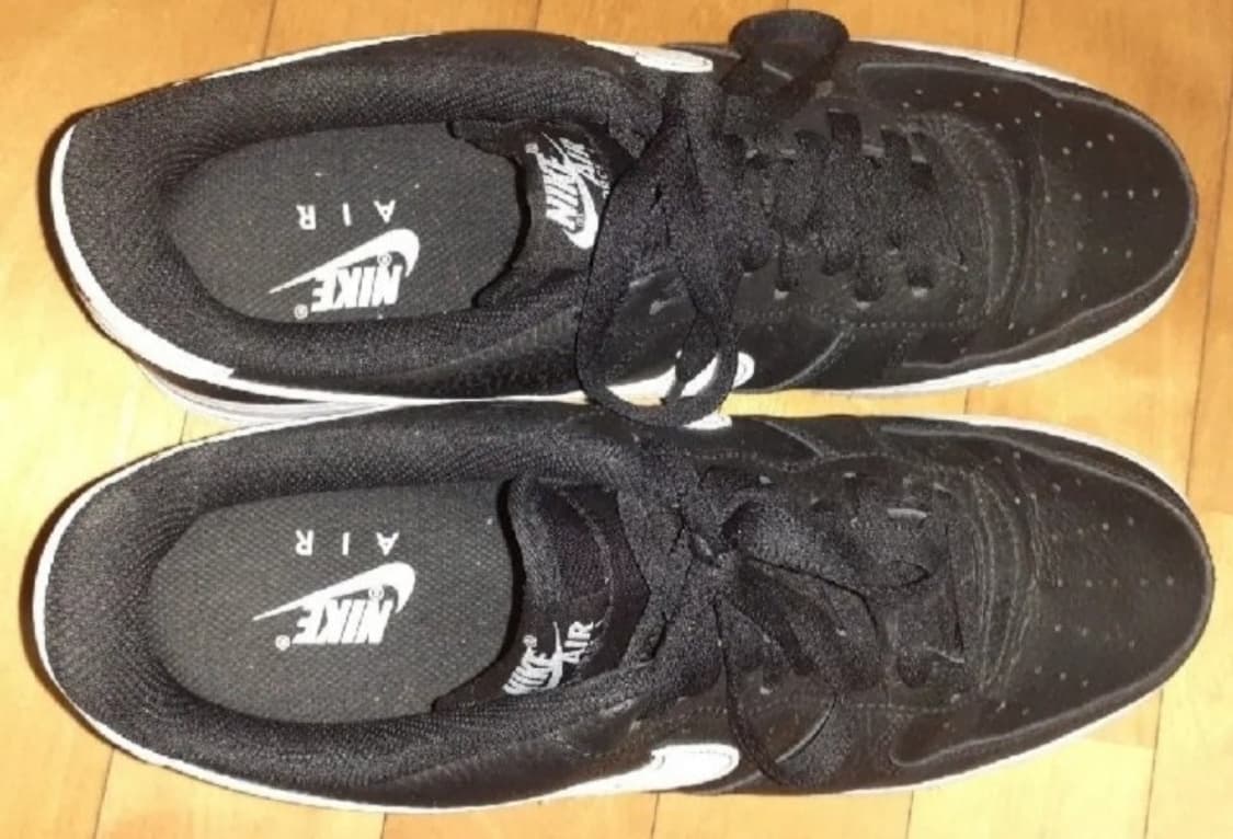 나이키 에어포스 1 07 블랙 화이트 로우 285 상품이미지4