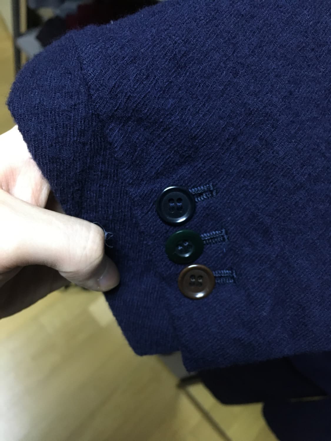 언더커버 축융 울 코트 상품이미지8