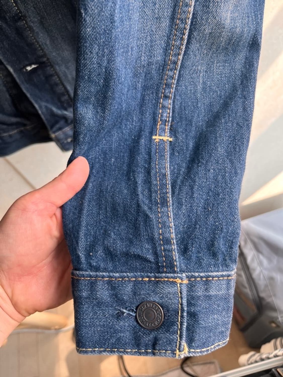 리바이스 데님포켓 청자켓(M) 상품이미지7