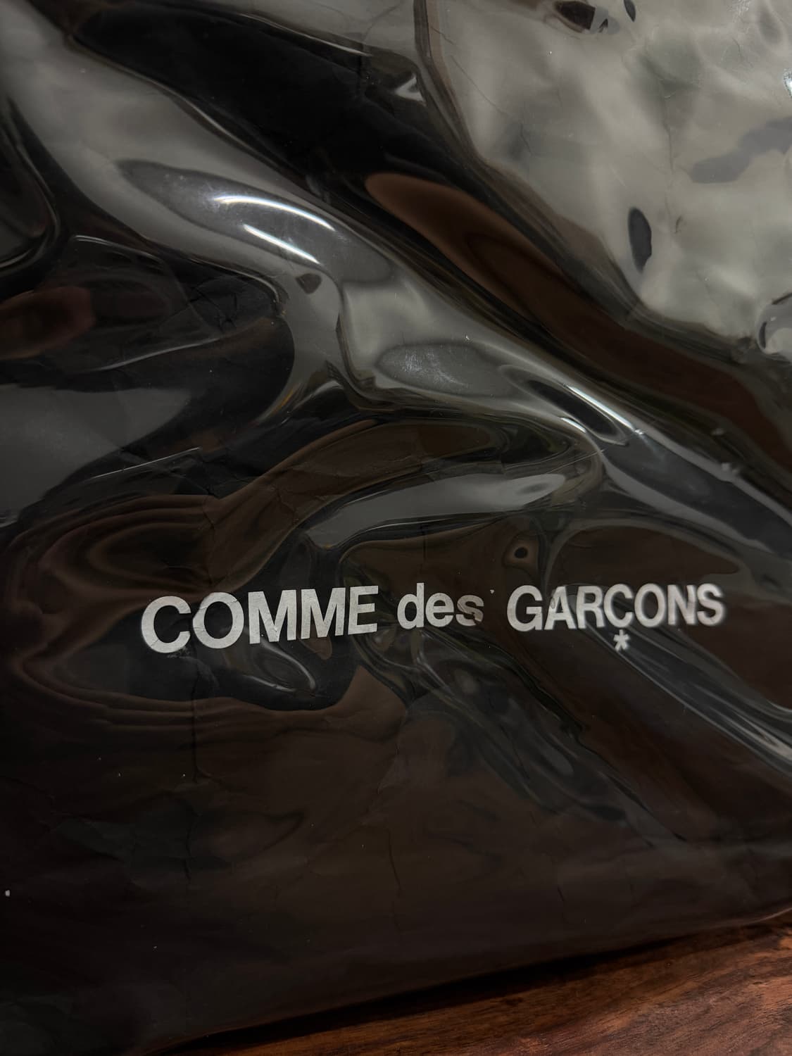 꼼데가르송 블랙마켓 pvc토트백 상품이미지3