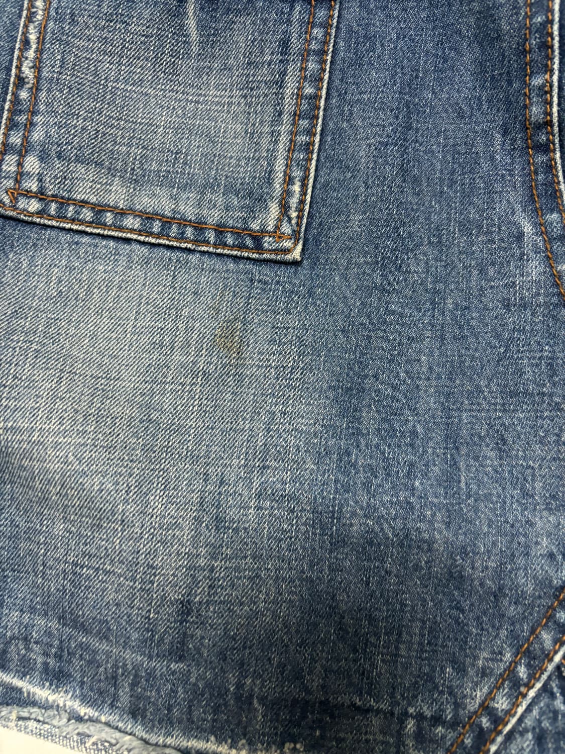 빈티지 데님 로우라이즈 미니 스커트 상품이미지6