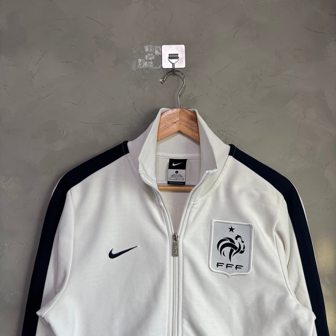 나이키 프랑스 져지 트랙탑 화이트 네이비 상품이미지2