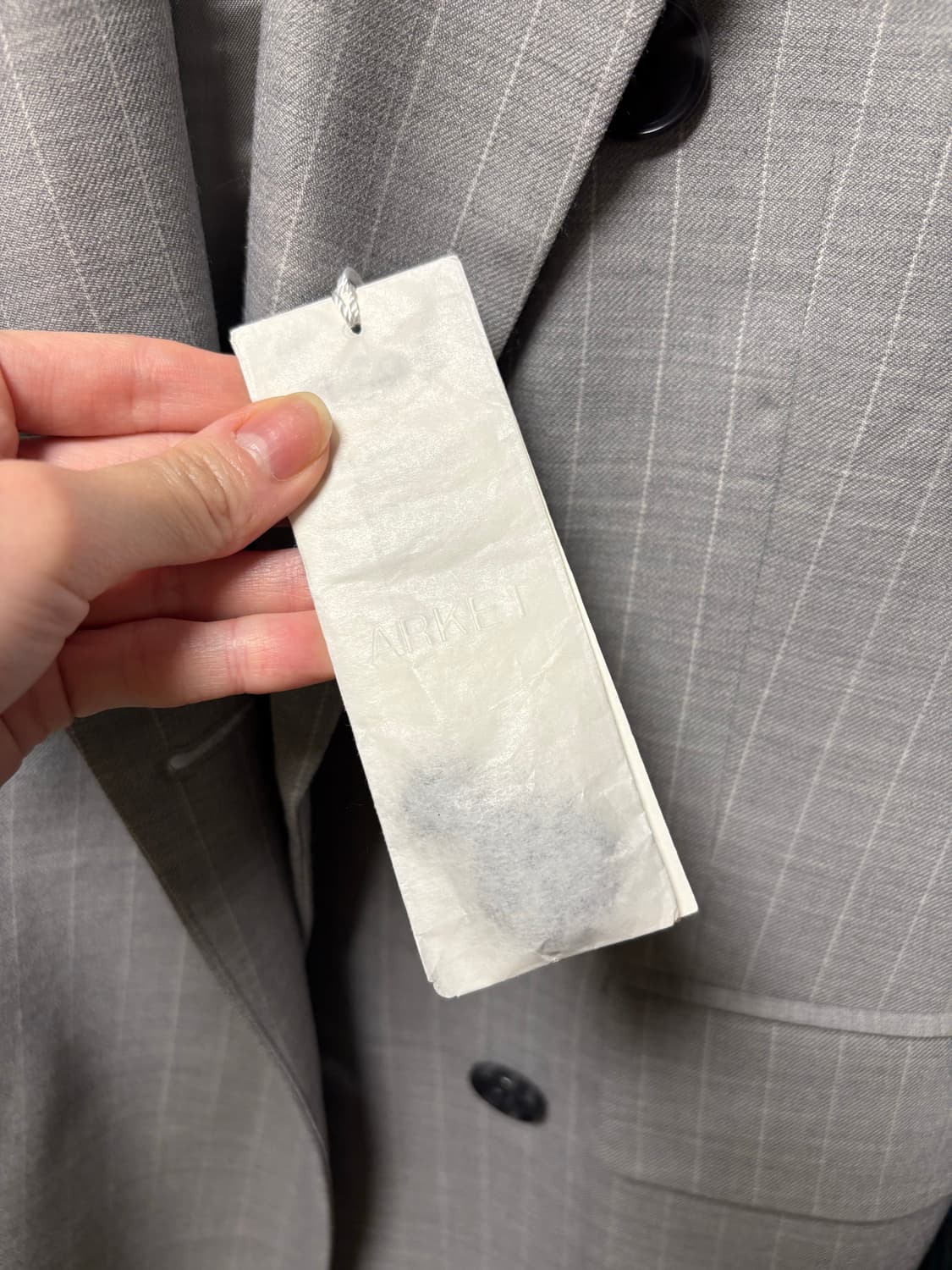 아르켓 테일러드 핀스트라이프 코트 36 상품이미지8