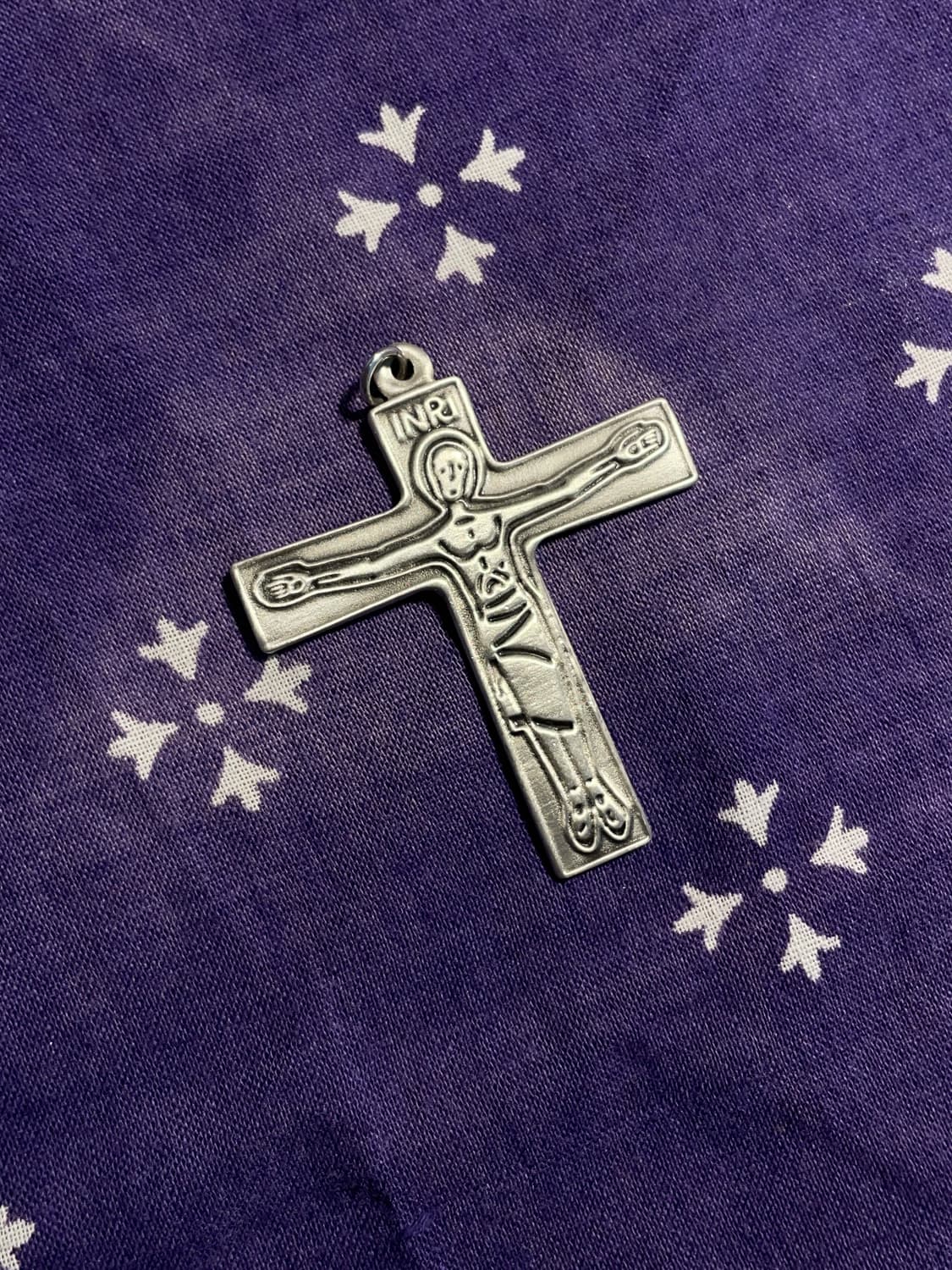 Vintage Sterling Cross Pendant  상품이미지1