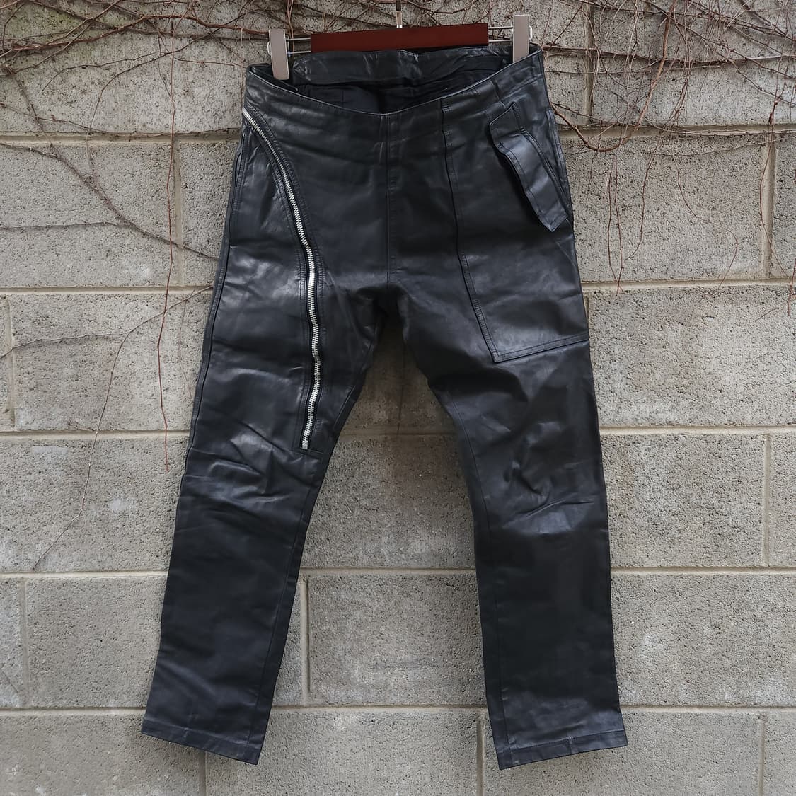 [50] 16ss 릭오웬스 Aircut Leather 팬츠 상품이미지1