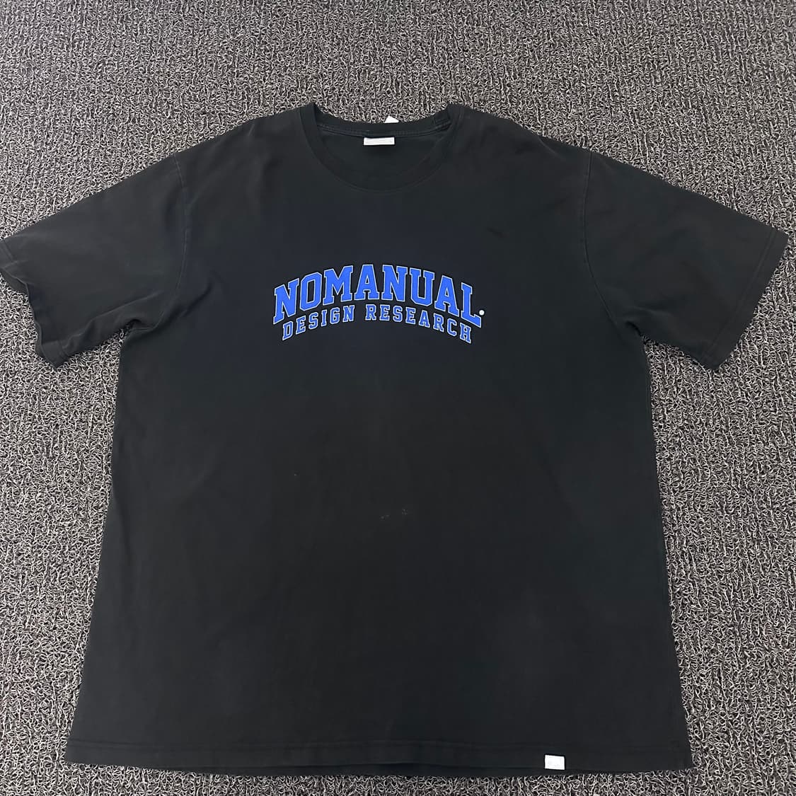 NOMANUAL 노매뉴얼 반팔티셔츠 블랙 XL 상품이미지1