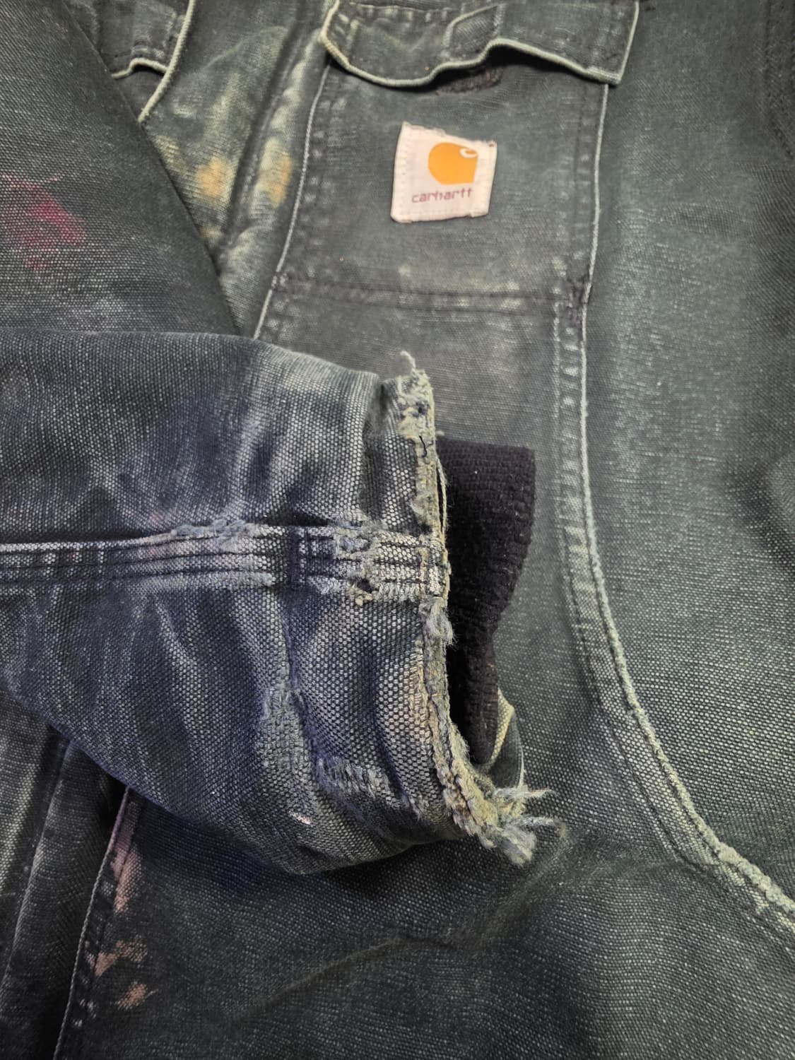 칼하트워크자켓 M사이즈(추정) 블랙 상품이미지7