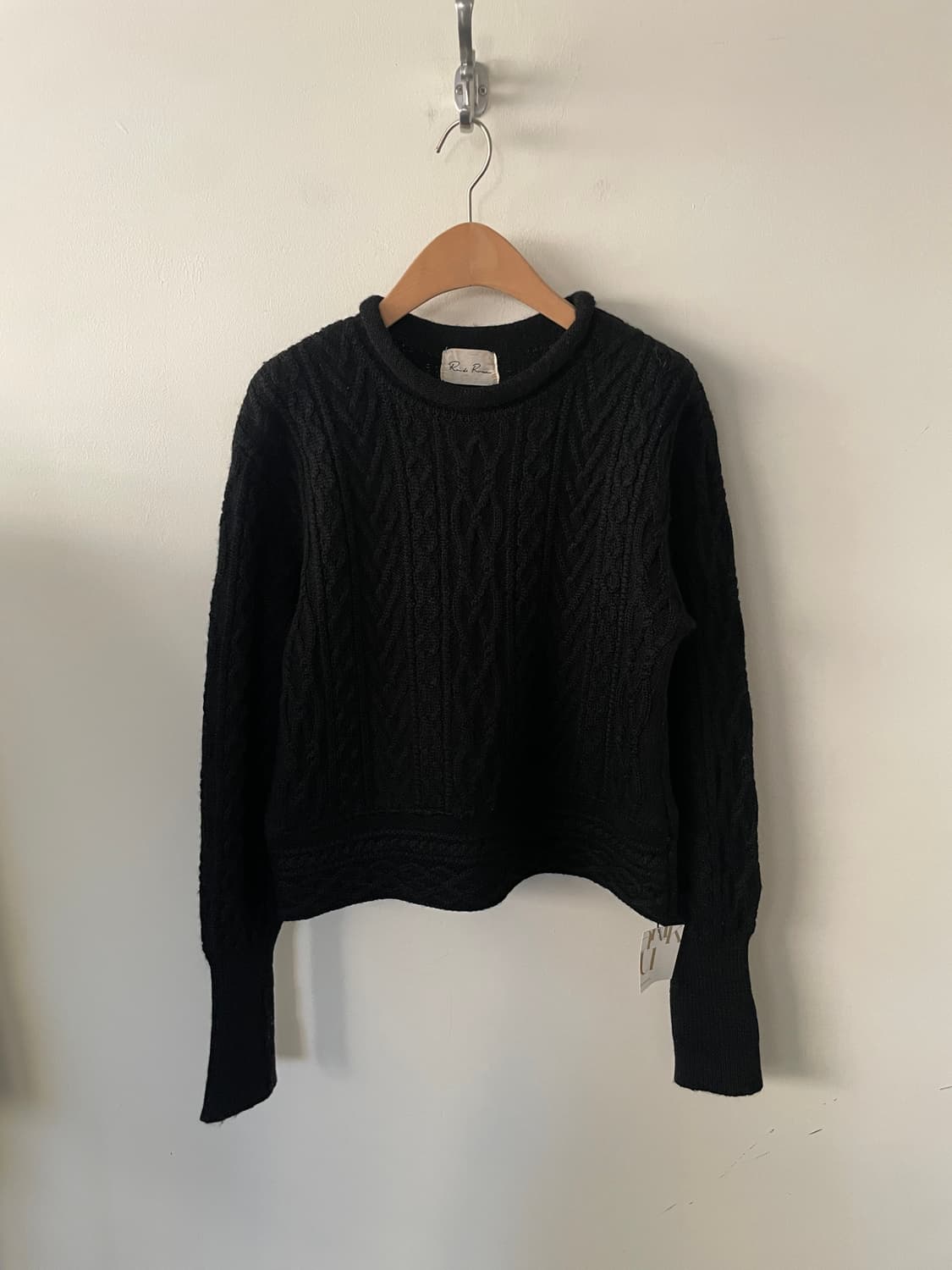 vintage black twisted knitwear 상품이미지1