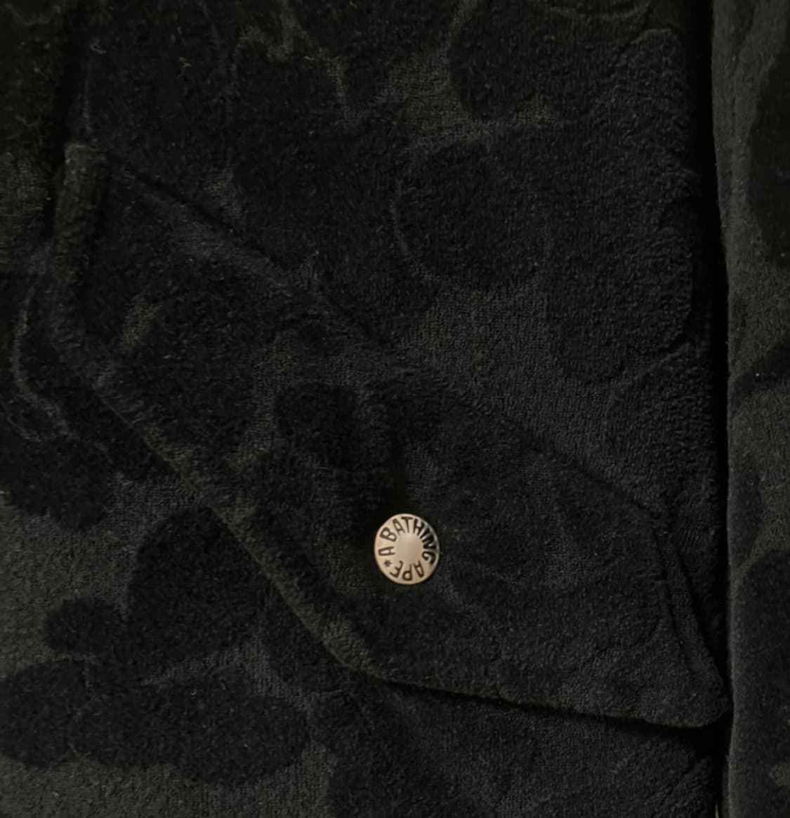 베이프 ABC 카모 벨루어 봄버 자켓 상품이미지7