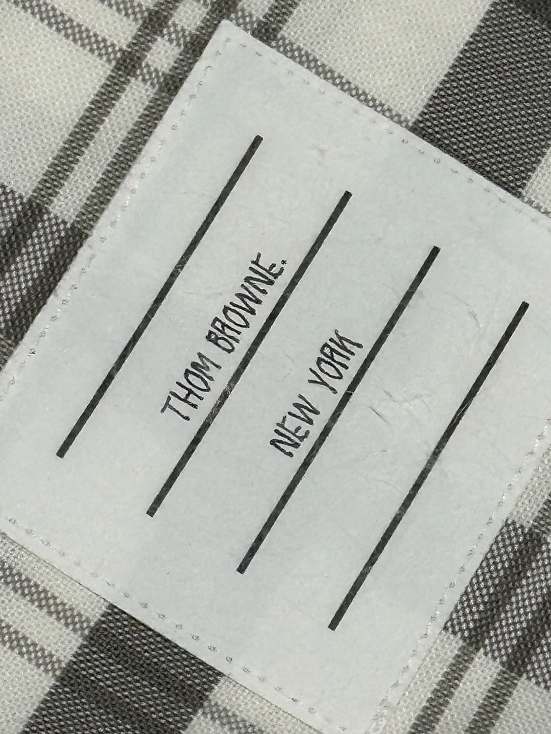 톰브라운 체크 셔츠 상품이미지5