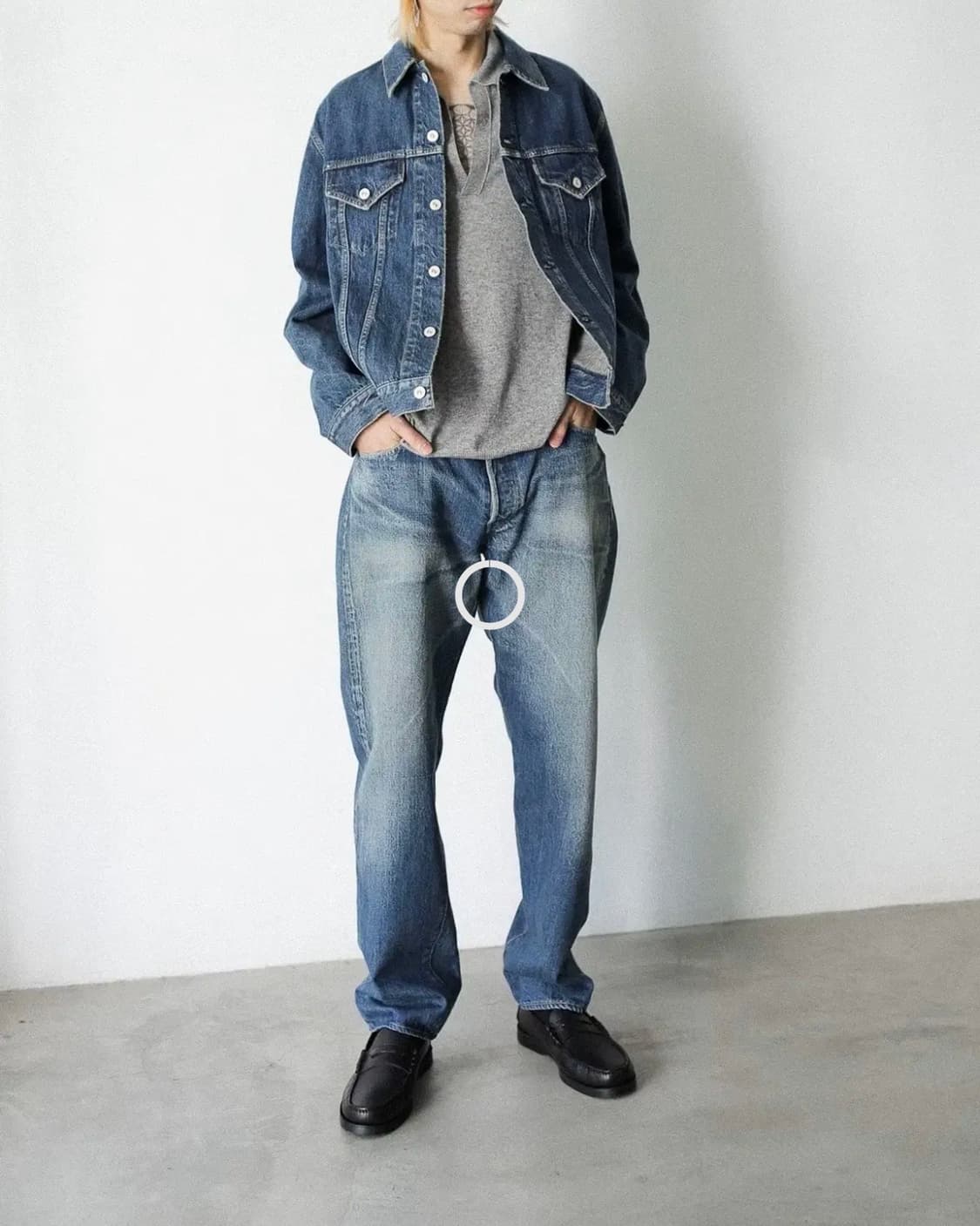 헤릴 xx 데님 빈티지 원 1사이즈 판매 상품이미지3