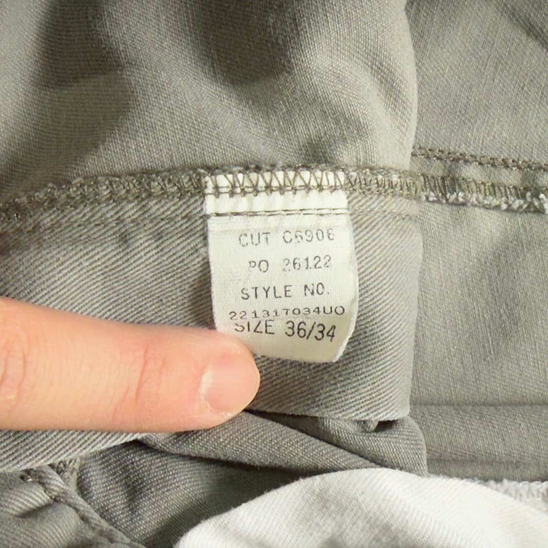 90s 폴로 랄프로렌 투턱 치노팬츠 36X34 상품이미지5