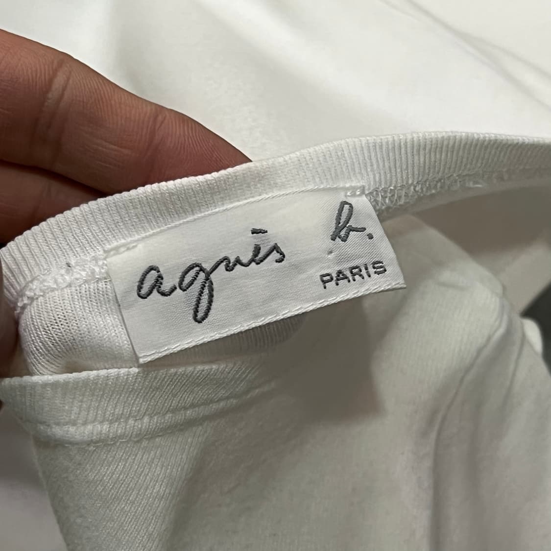  아네스베 U넥 반팔티 y16085 상품이미지5