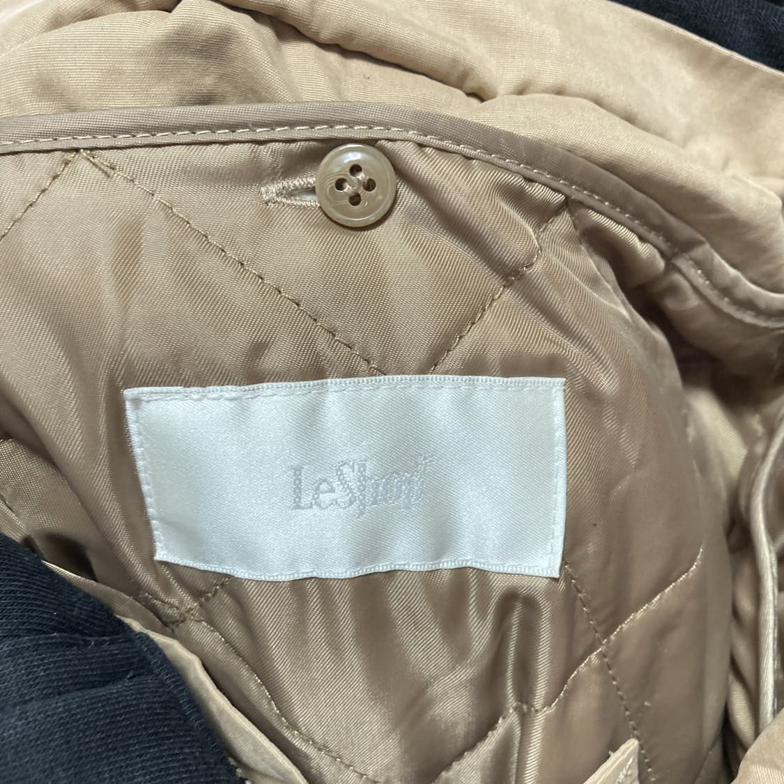 르샵 여성 내피 후드 트렌치코트 베이지 F  상품이미지4