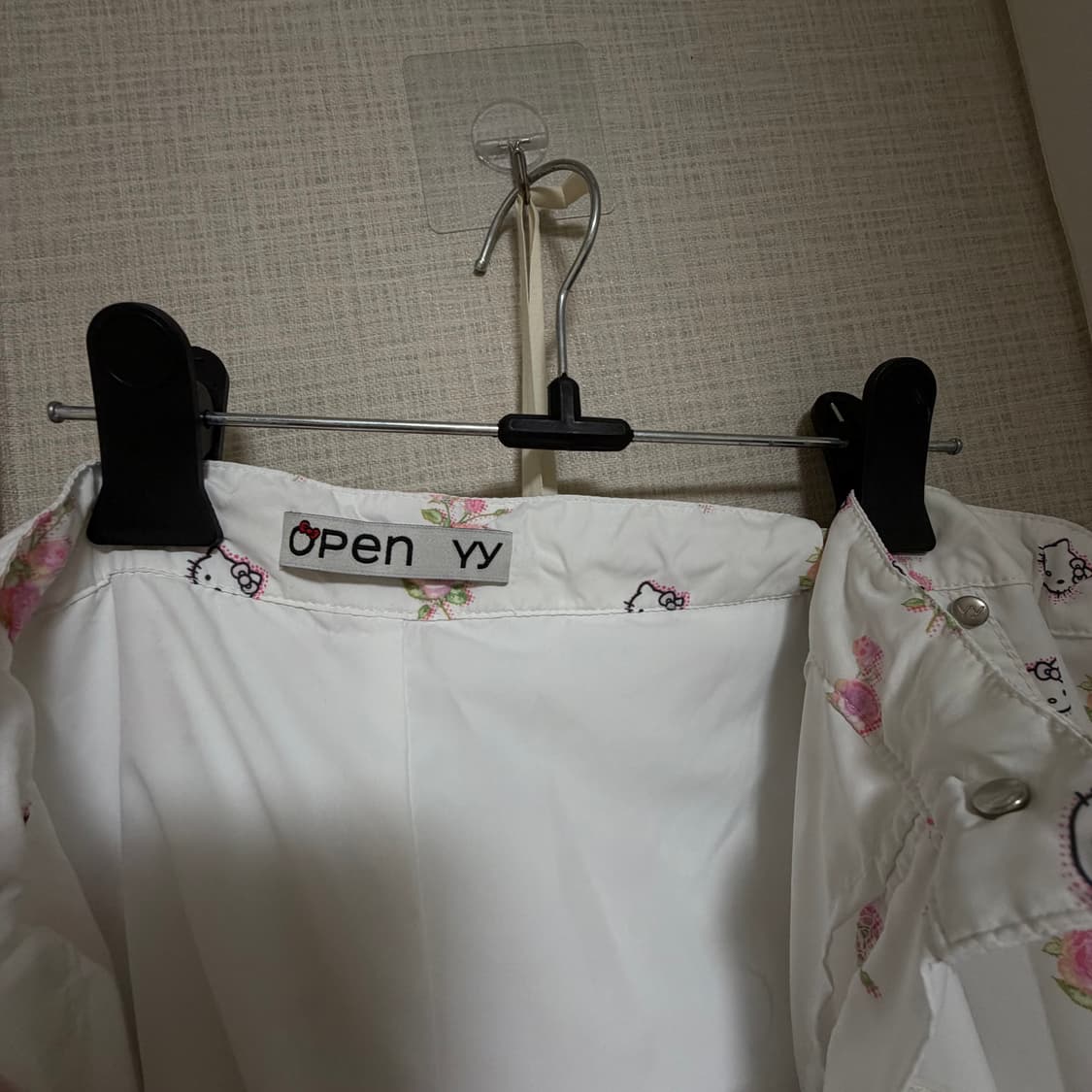 Open YY x Hello Kitty 헬로키티 파라슈트 팬츠 사이즈 3 상품이미지5