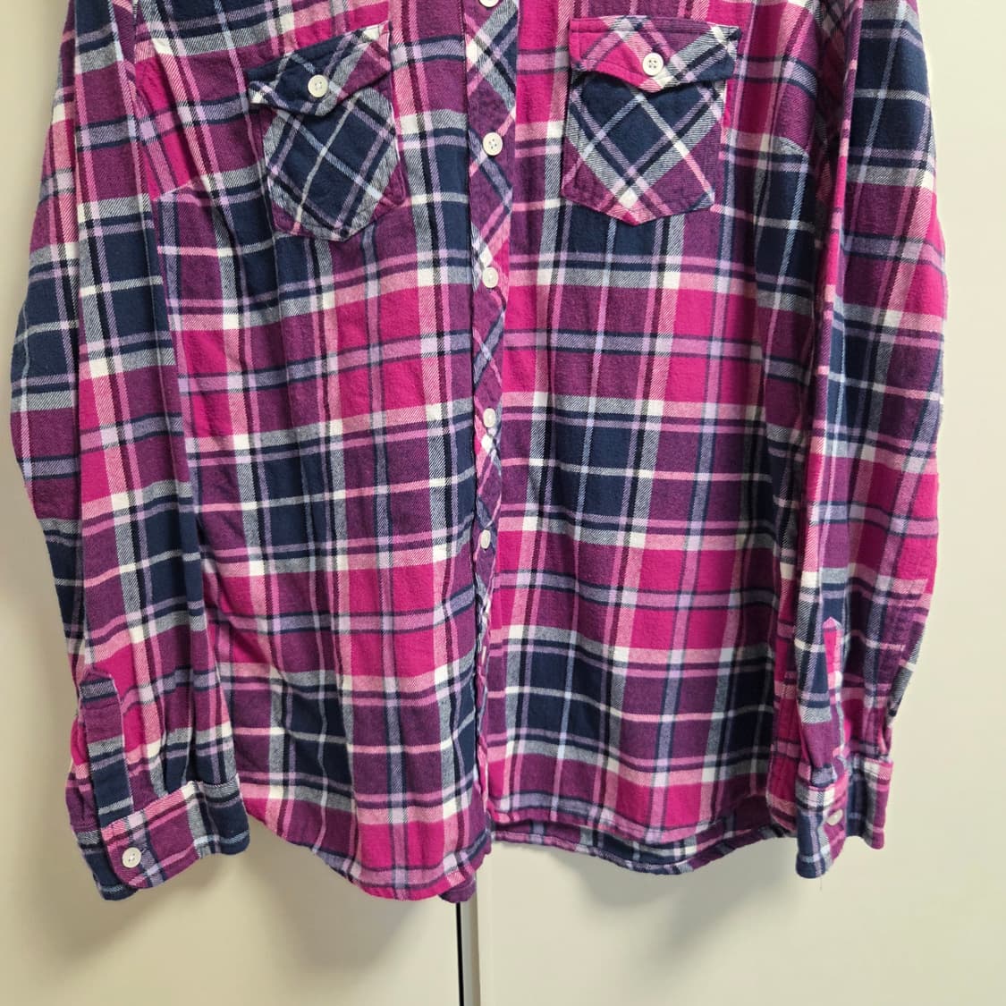 Weather proof 아메리칸 플란넬 체크 셔츠 L(100) 상품이미지4