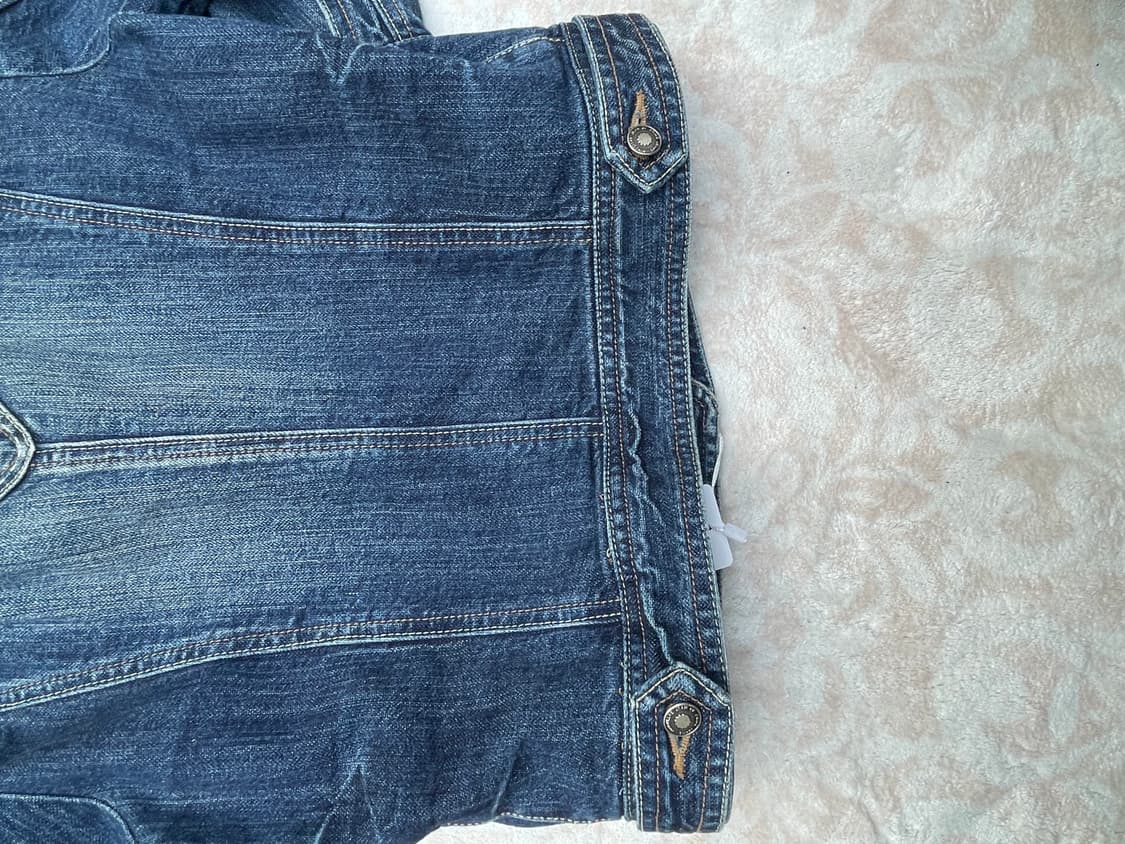 Vintage Cropped western Denim Jacket   상품이미지5