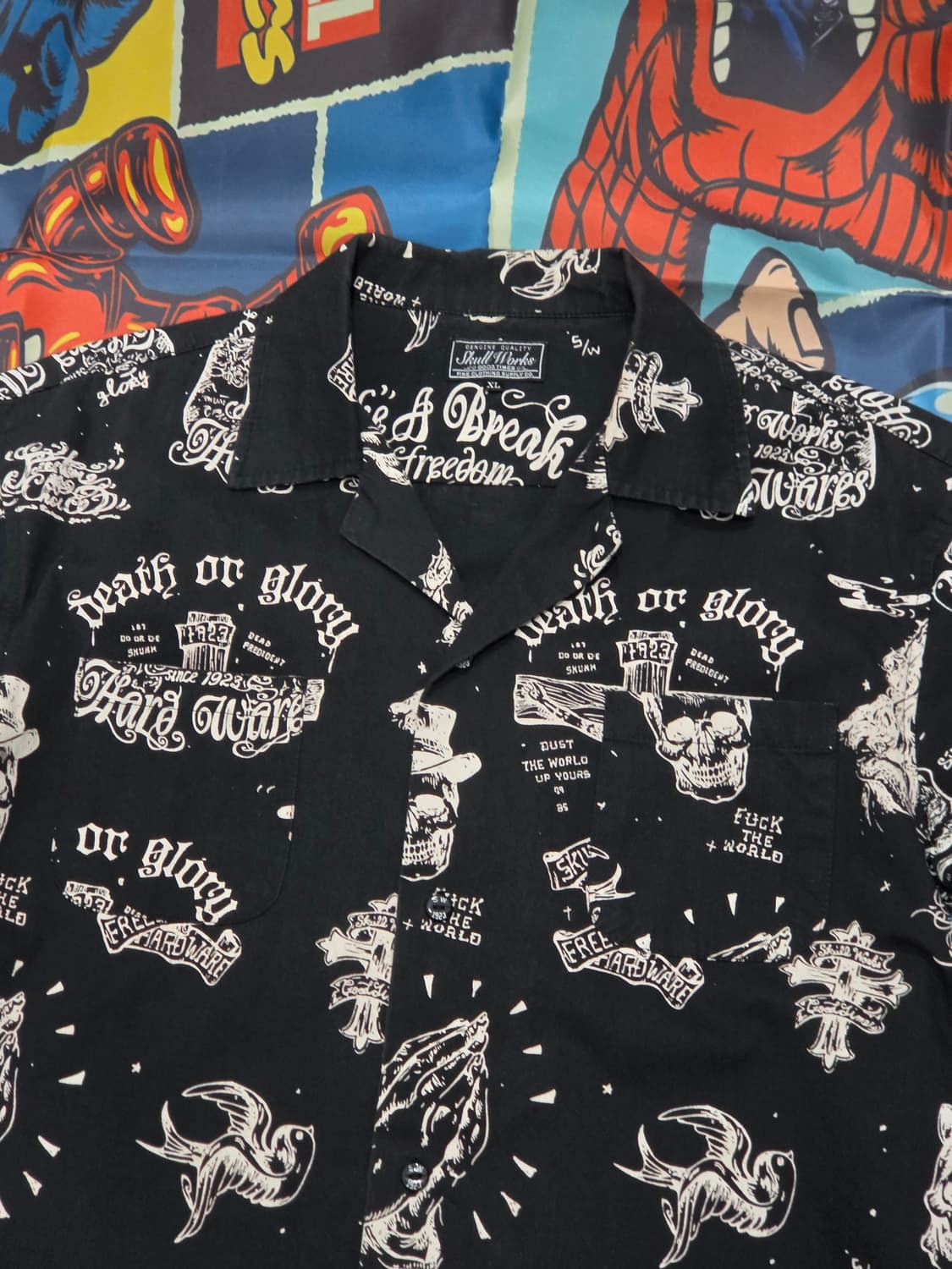 SKULL WORKS 반팔셔츠 XL 상품이미지2