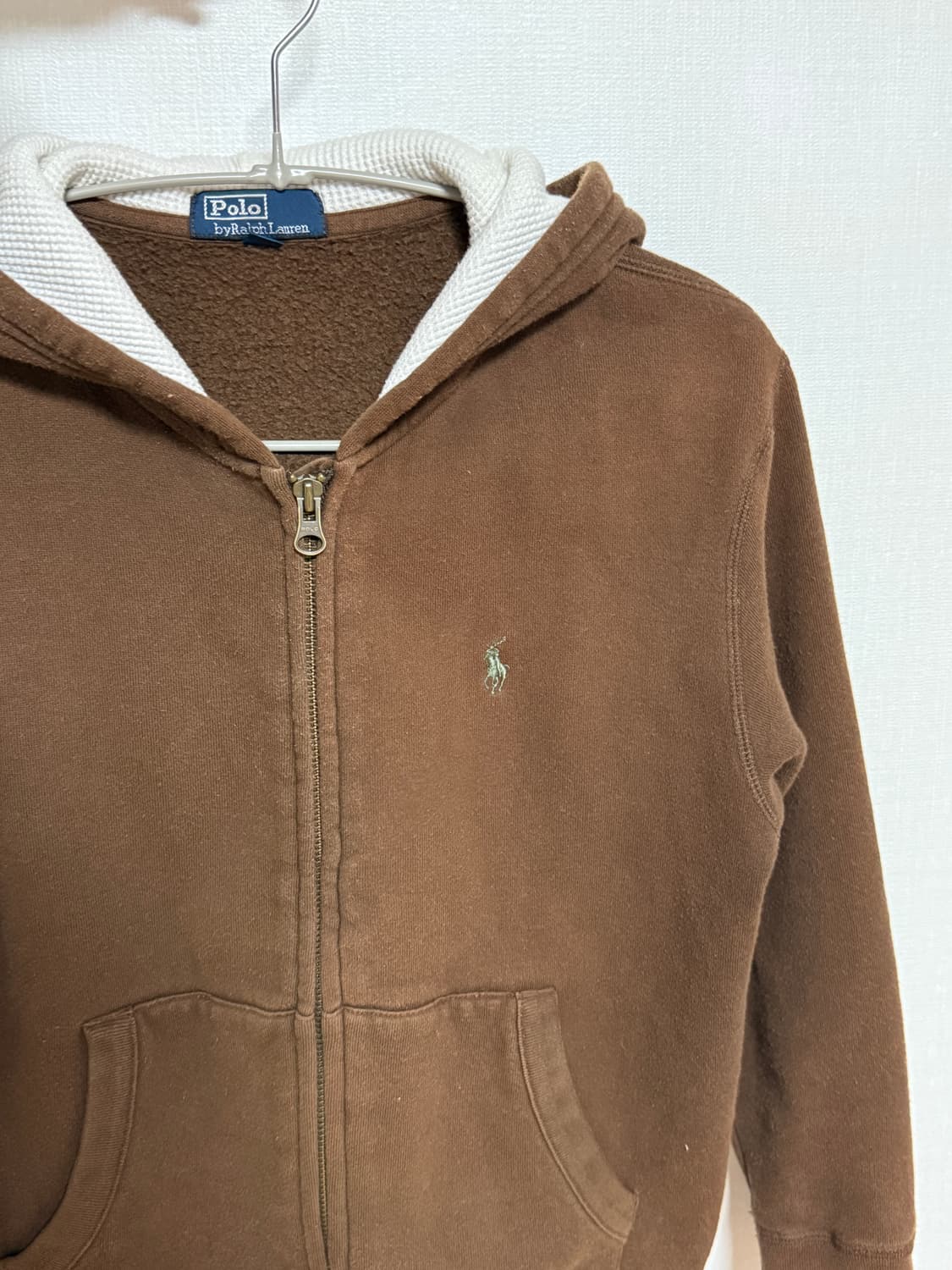 폴로 랄프로렌 브라운 후드집업 상품이미지5