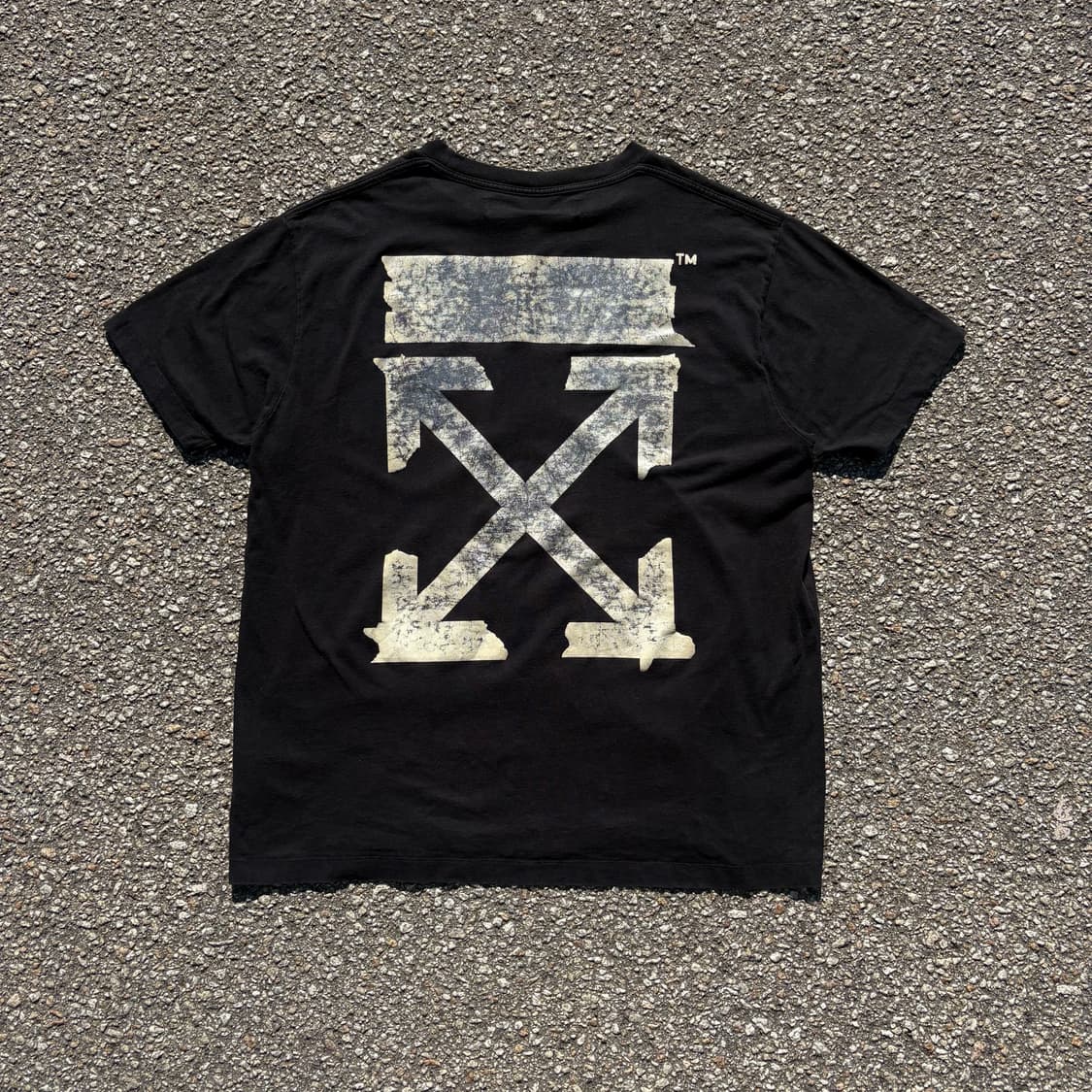 Off White 오프화이트 테이프 반팔 티셔츠 상품이미지1