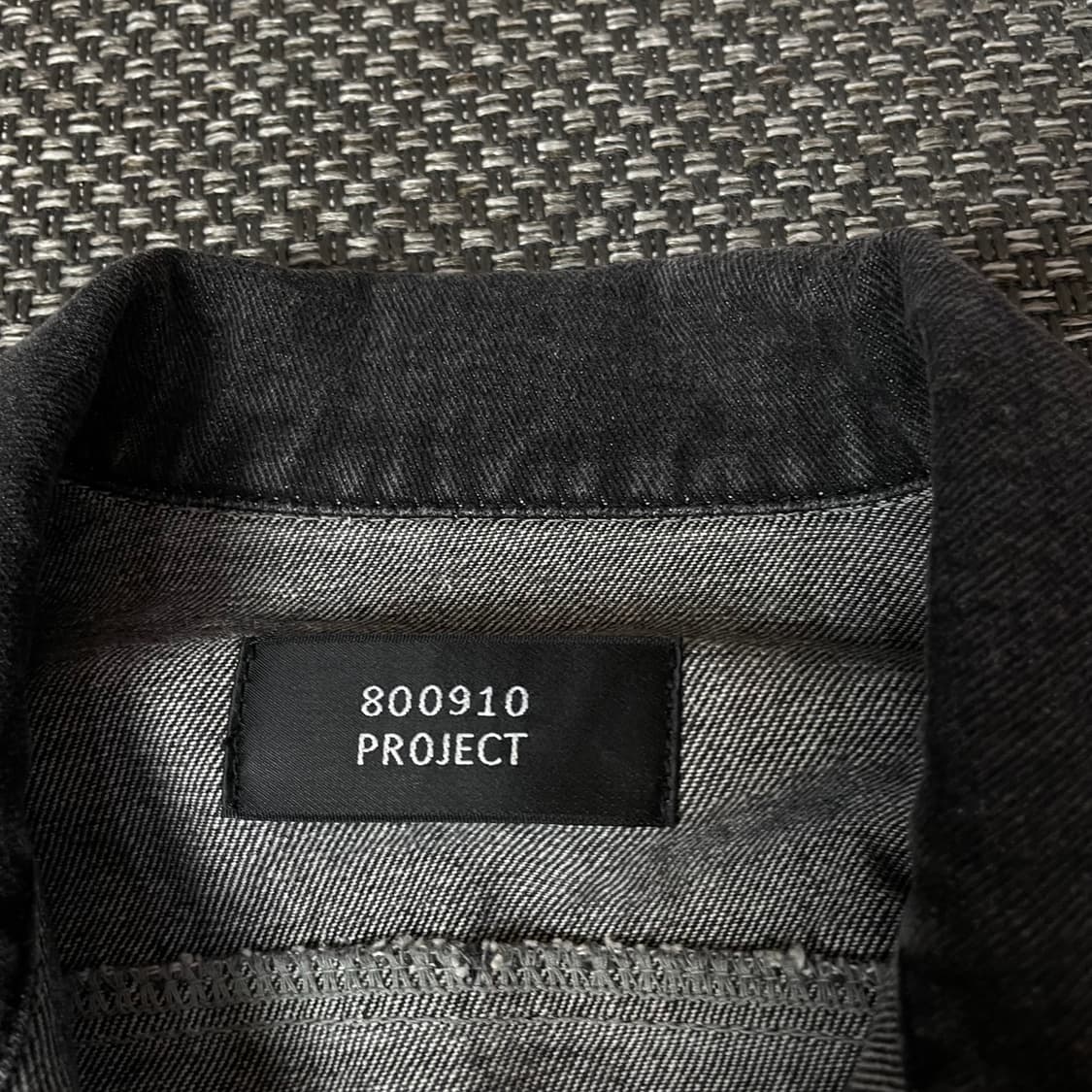 800910 프로젝트 그레이 데님 크롭 자켓 상품이미지4