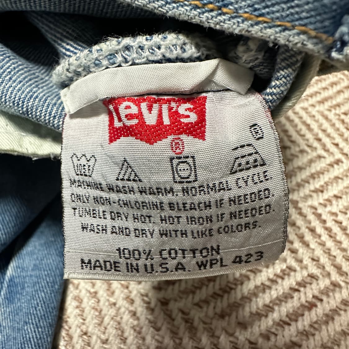 LEVI'S 501XX 90's usa made vintage denim 상품이미지6