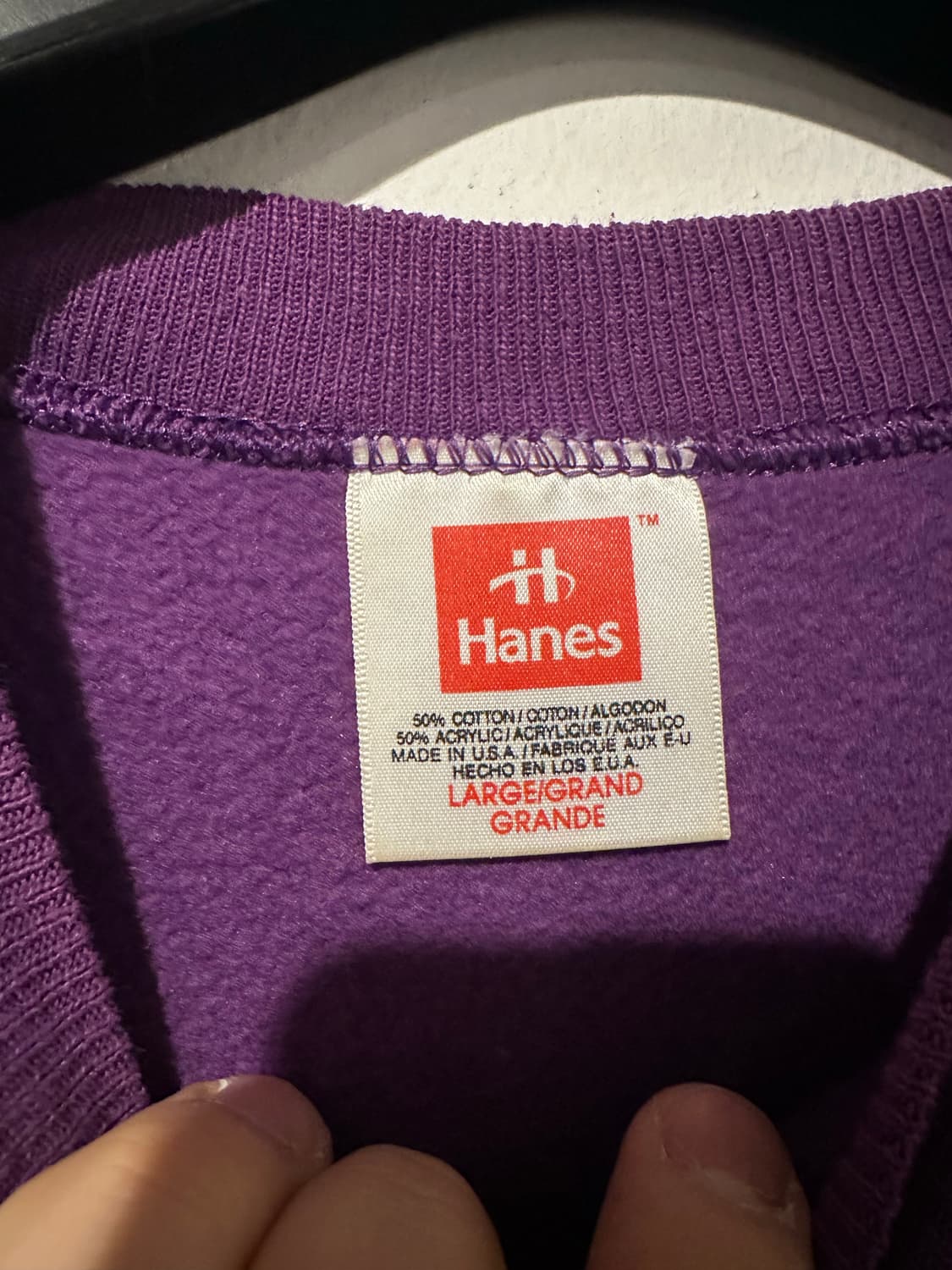 빈티지 90s USA 50/50 스웻셔츠 상품이미지3