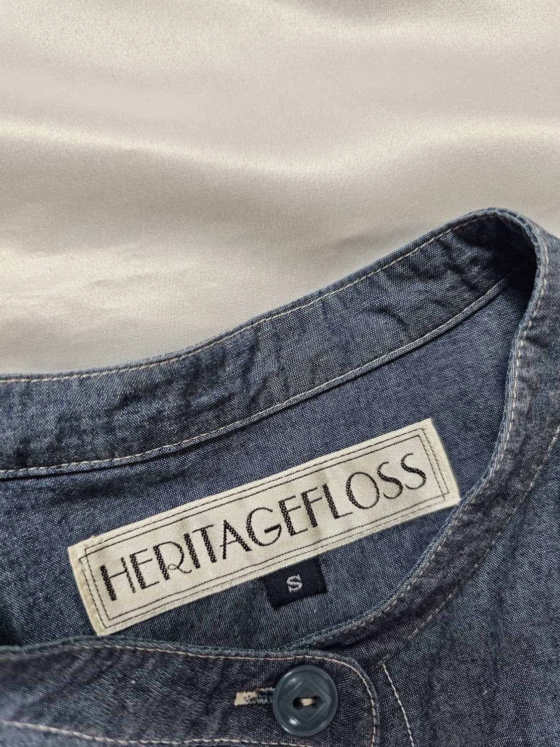 헤리티지플로스데님원피스 상품이미지2