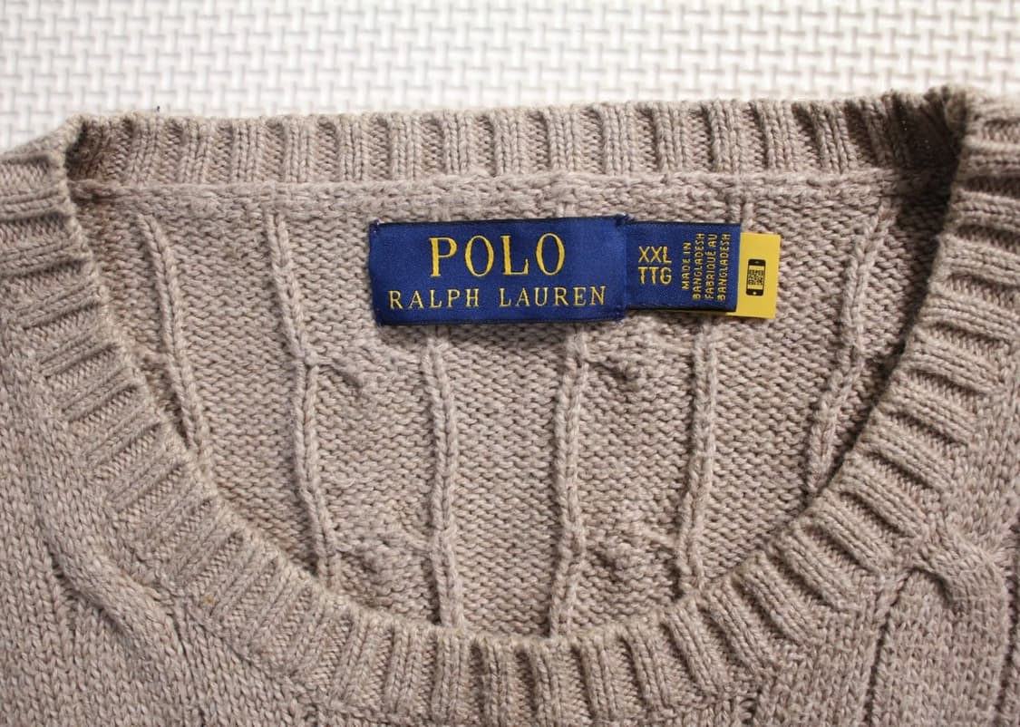 Polo 폴로 랄프로렌 베이지 케이블 니트  상품이미지5