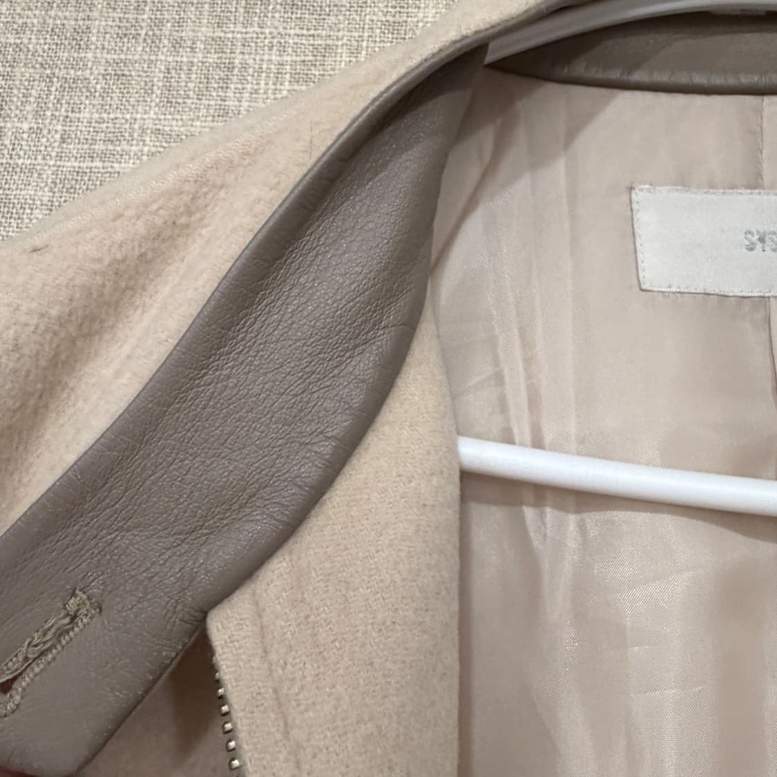 SYSTEM 한섬 시스템 울100% 자켓 S 아이보리 상품이미지6