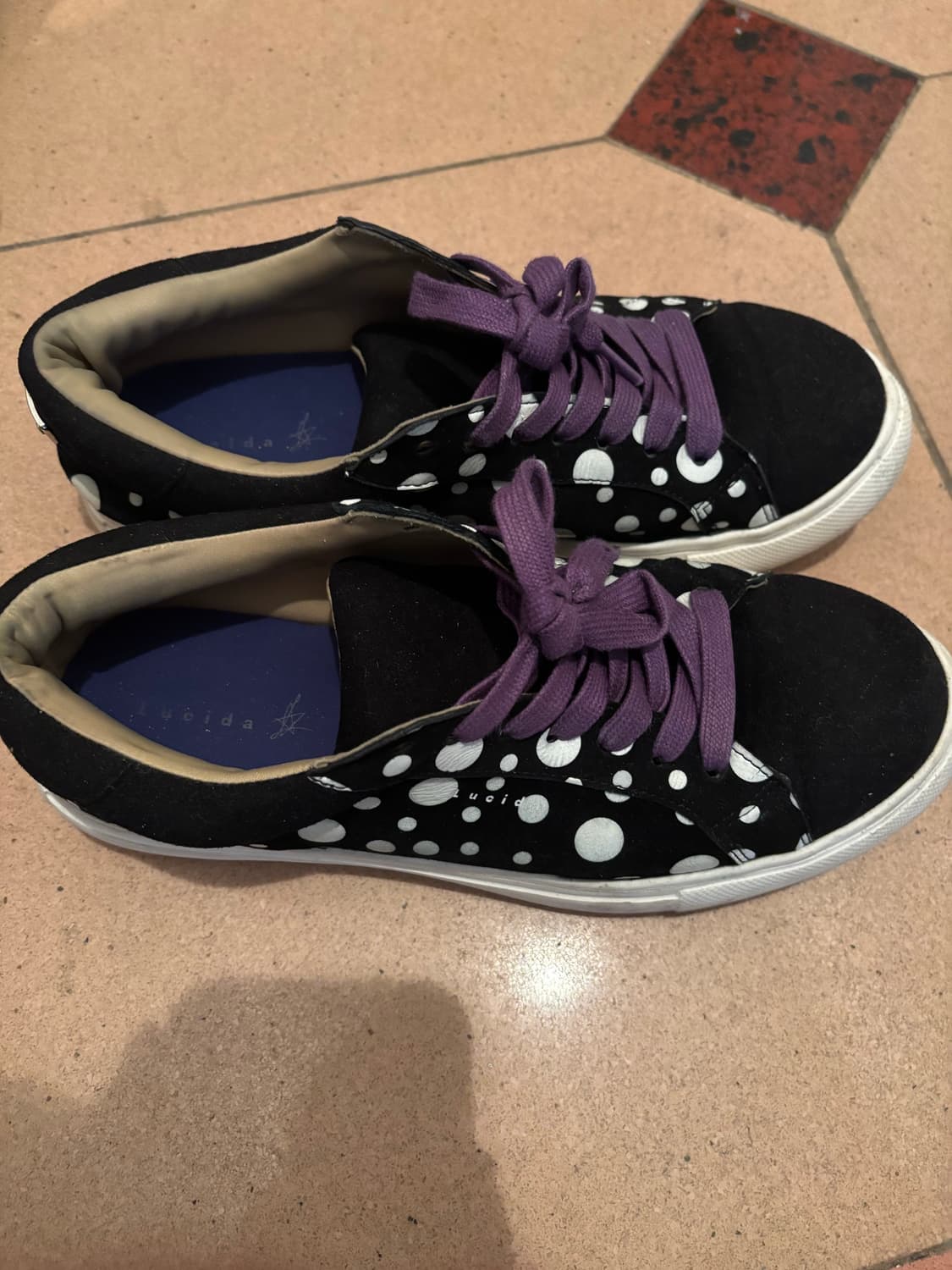 일본빈티지 도트 스니커즈 운동화 230 상품이미지2