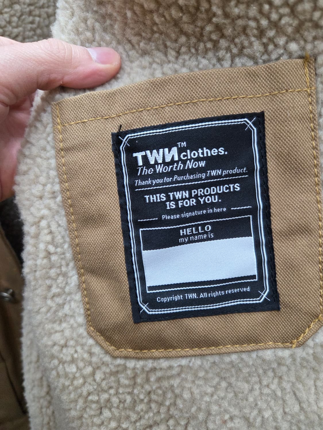 더워스나우 양털 트러커 자켓 상품이미지5