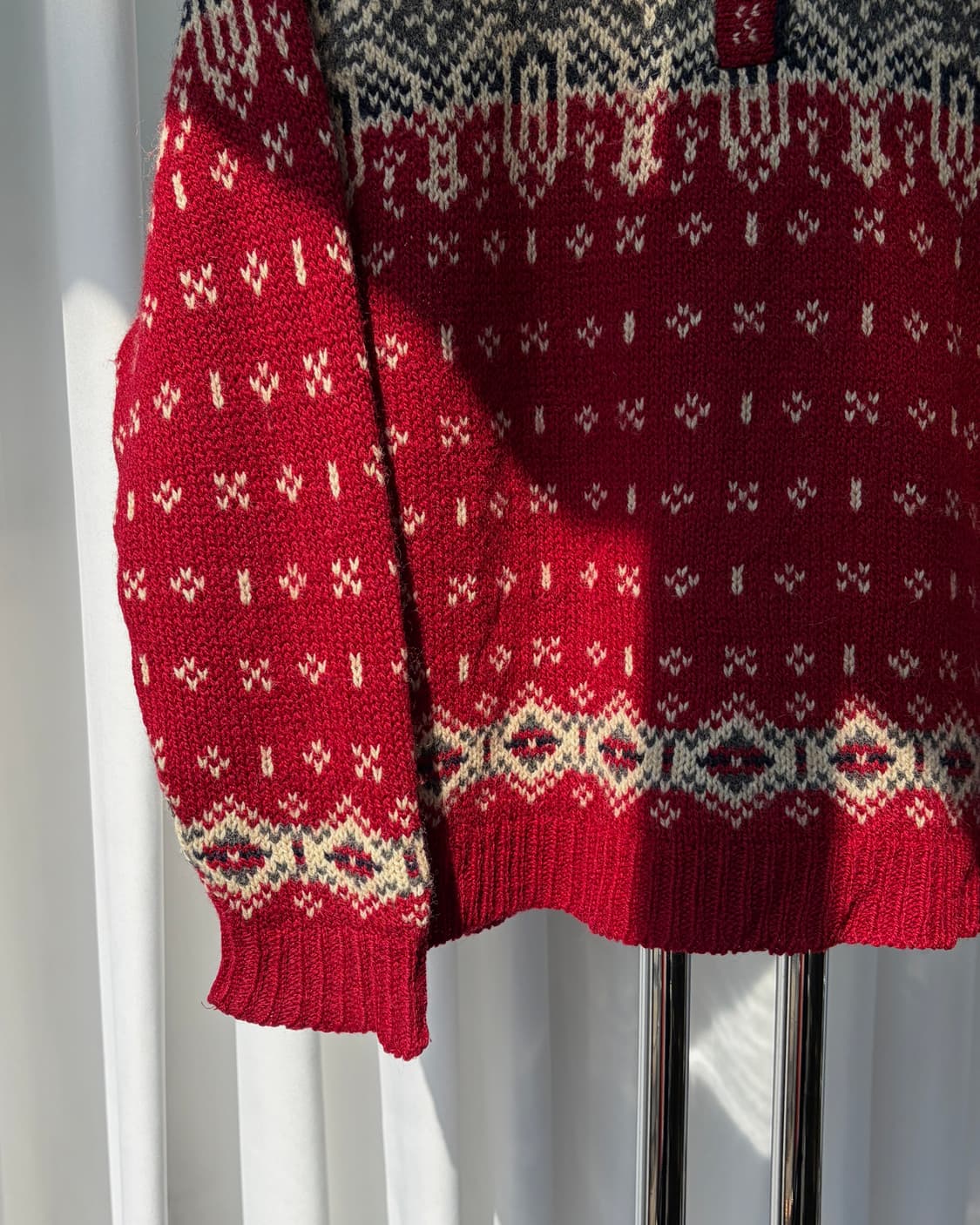 [M]L.L.Bean 엘엘빈 USA 90s 노르딕 니트 상품이미지6