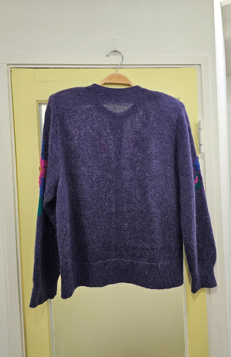 Hand made 모헤어st 크로쉐 플라워 가디건 상품이미지4