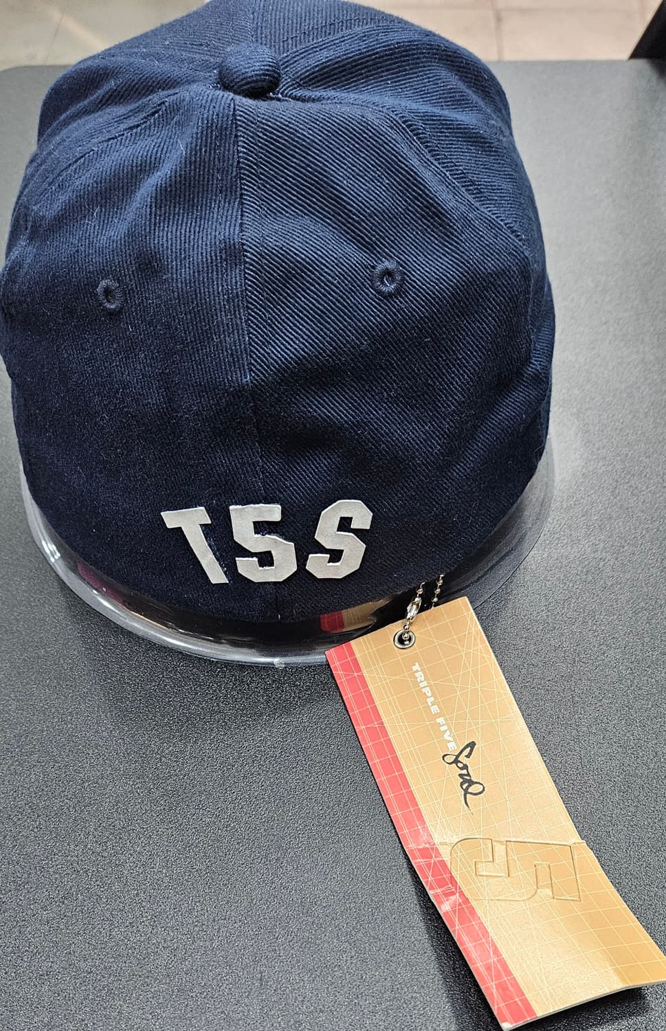 (새상품) 트리플파이브소울 네이비 볼캡 모자 약60cm 상품이미지3