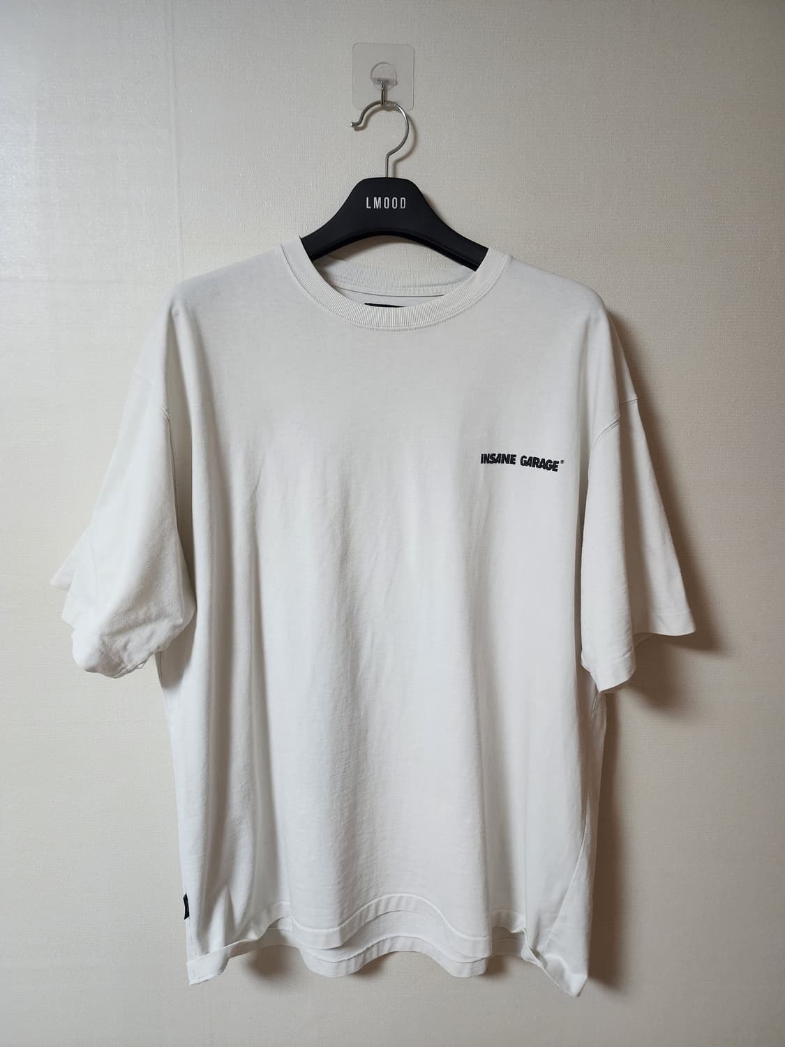 인세인개러지  revolution t-shirt 3사이즈 화이트 상품이미지1