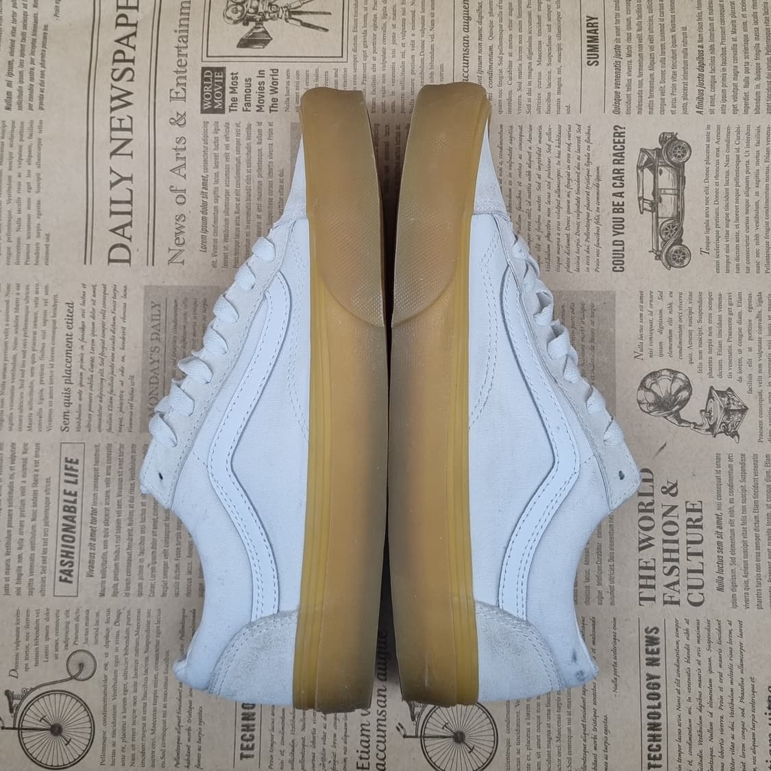 반스 스타일36 검솔 스니커즈255 상품이미지5