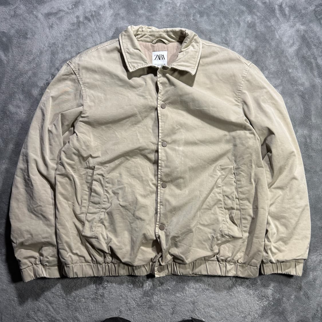 자라 베이지 봄버자켓 상품이미지1