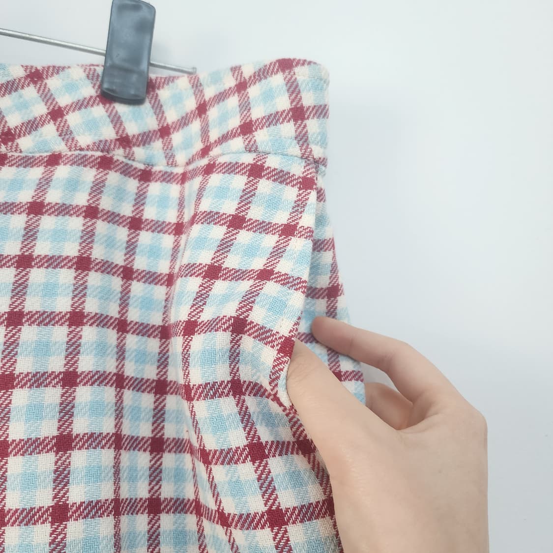 듀엘 체크무늬 바지 상품이미지6