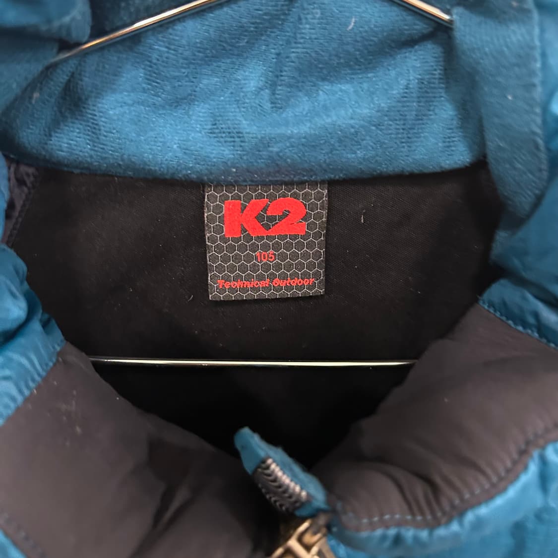 K2 구스다운 시그니처 퀼팅 하이넥 경량패딩 상품이미지3