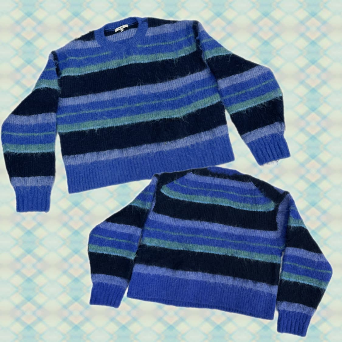 니코앤드 울 니트 부클 오버핏 루즈핏 데코라 핀터 괴짜 베이직 겨울 상품이미지1