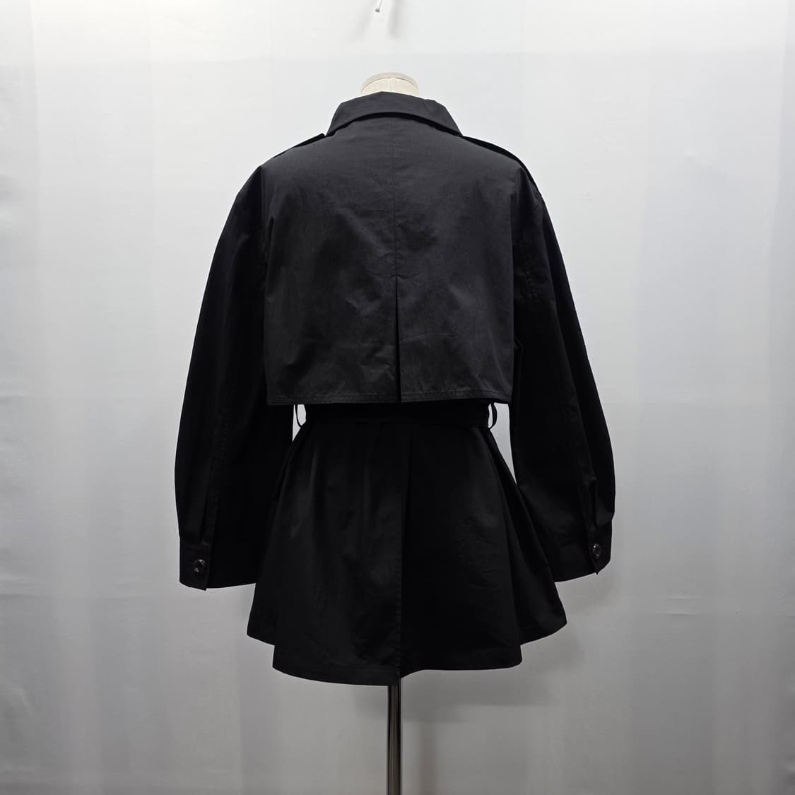 0808 온앤온 하이넥 루즈핏 벨티드 25ss 트렌치코트 01 상품이미지2