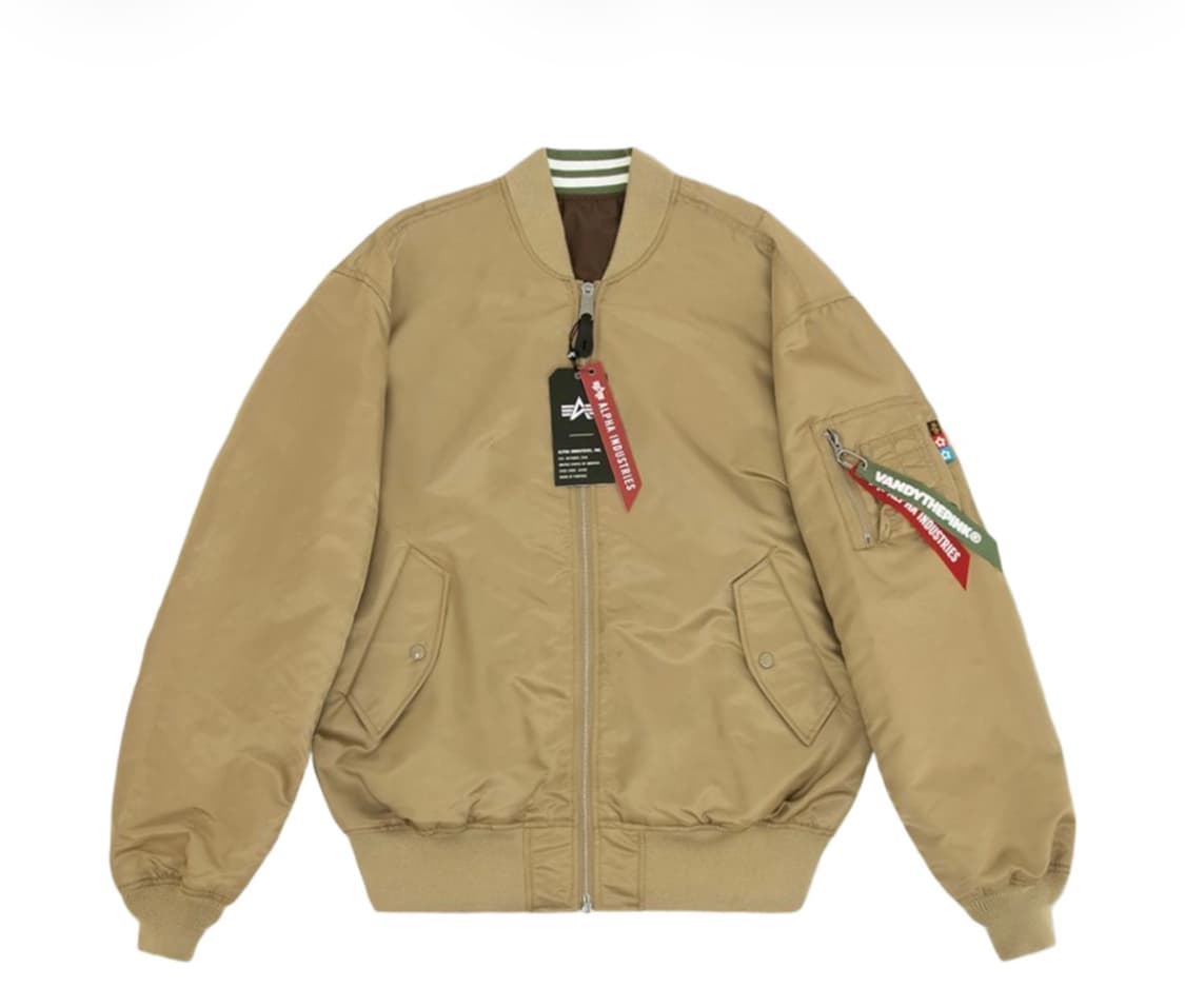 반디더핑크X알파 봄버 자켓 리버시블 상품이미지4