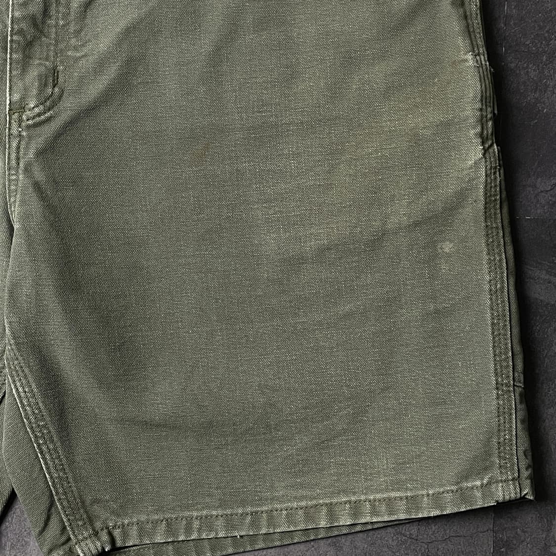 CARHARTT 칼하트B25 카키 카펜터 워크 하프팬츠 A01052 상품이미지5