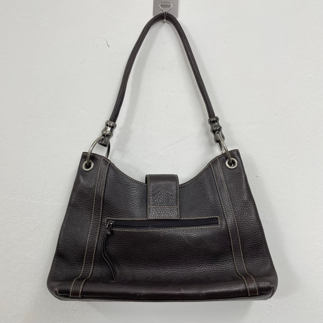 레노마 Renoma 다크브라운 빈티지 레더 숄더백 상품이미지8