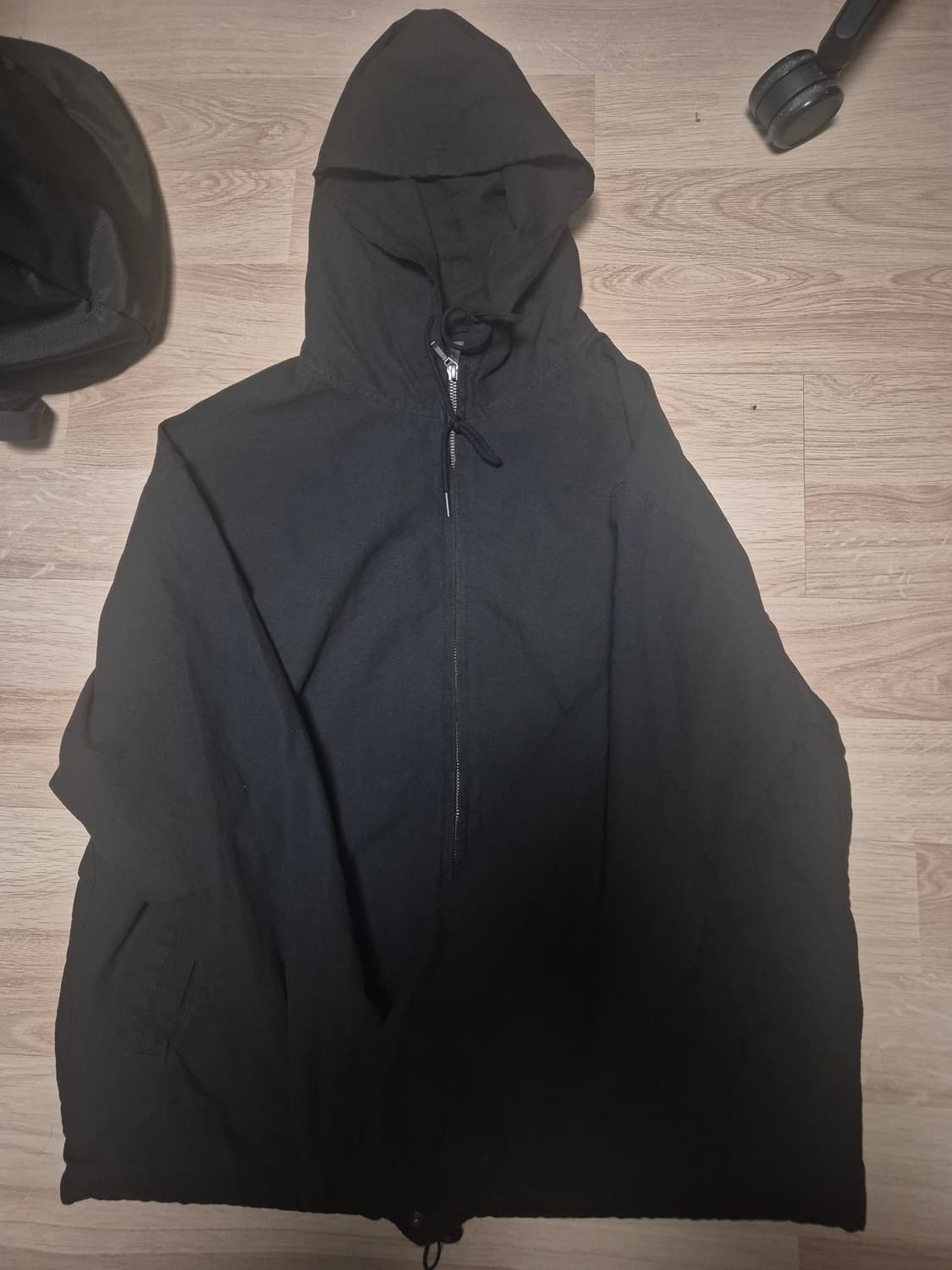 폴리테루 집후디 유즈드 블랙 2사이즈 상품이미지1