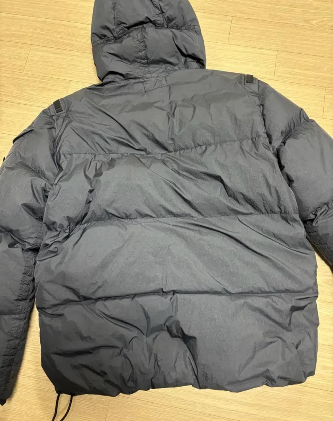 스톤아일랜드 크링클랩스 22FW네이비 XL판매 상품이미지5