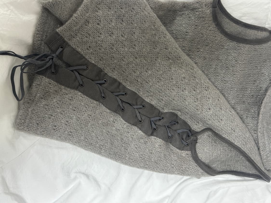 빈티지 니트 슬리브 상품이미지2