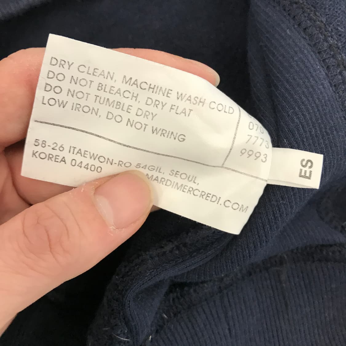 마르디 메크르디 스웻셔츠 네이비 [F] 상품이미지5